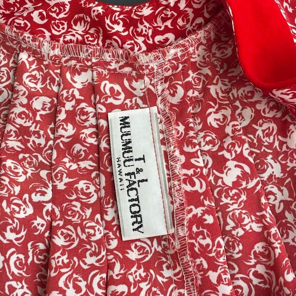 Vintage T&L MuuMuu Factory Authentic Hawaiia Maxi Dress Luau Dress Size 9/10 - Picture 5 of 10